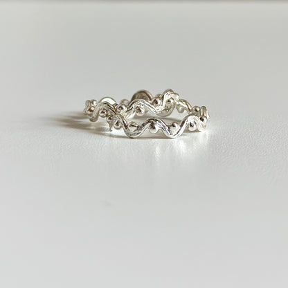 Silver925 plain ring 56