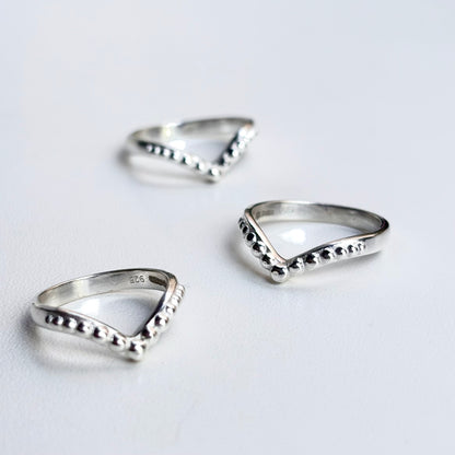 Silver925 plain ring 53