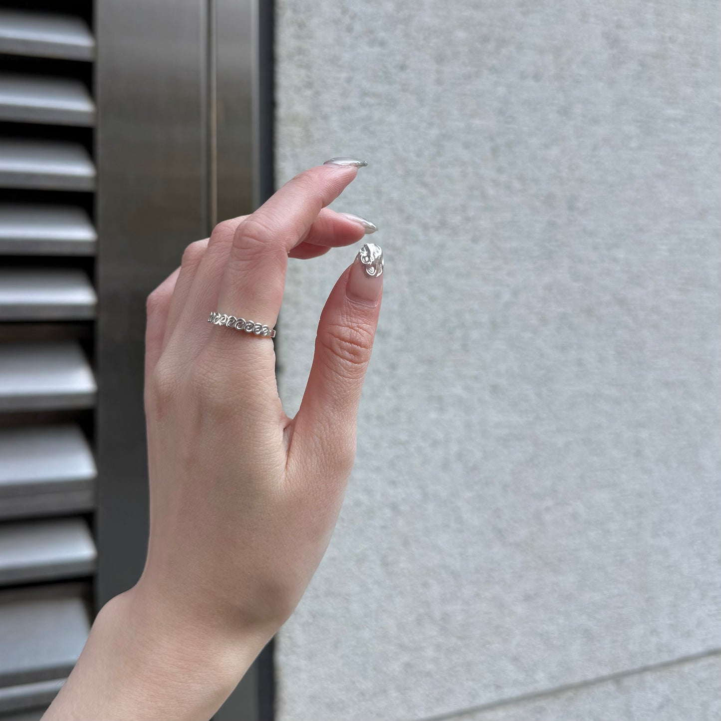 Silver925 plain ring 113