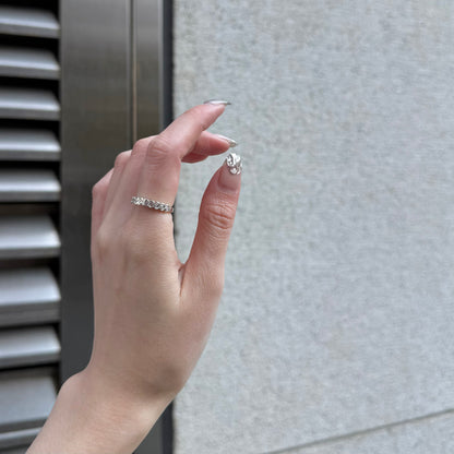 Silver925 plain ring 113