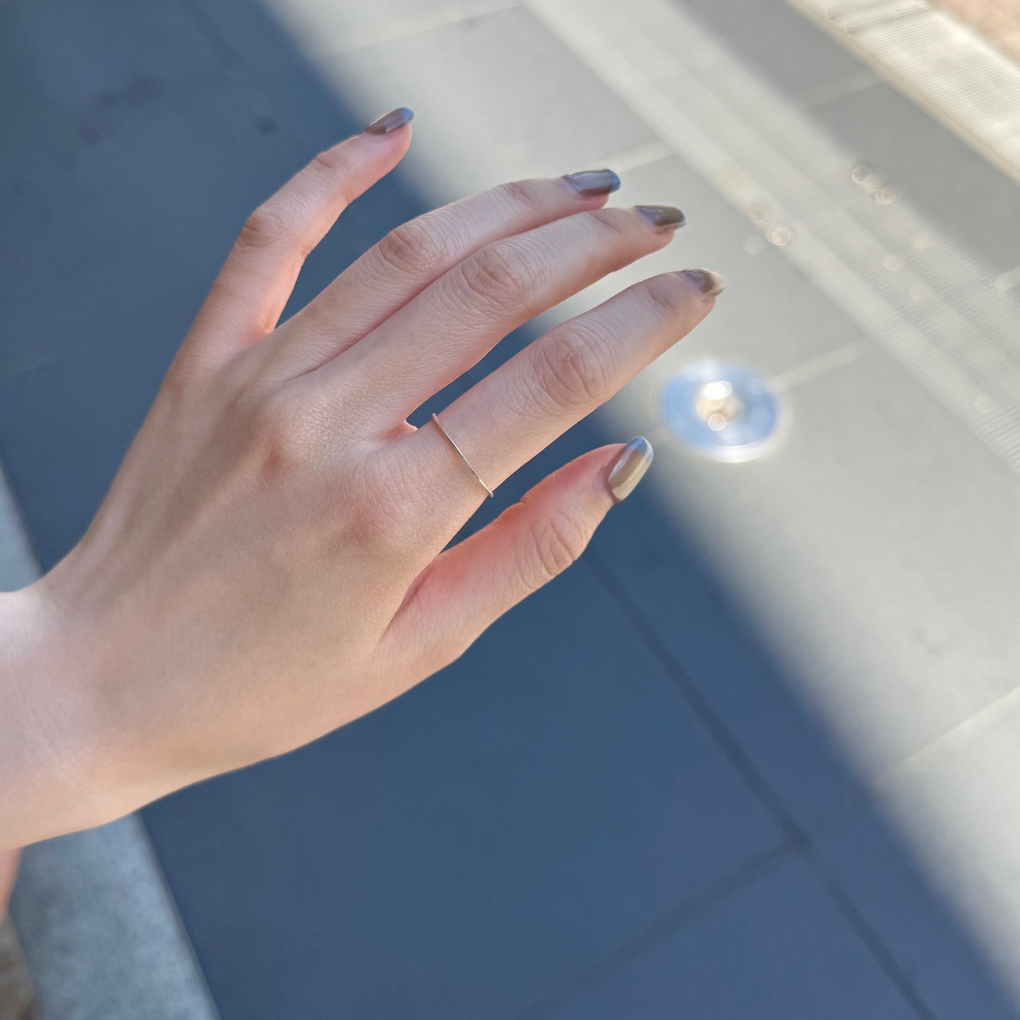 Silver925 plain ring 9