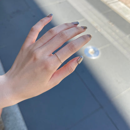 Silver925 plain ring 9