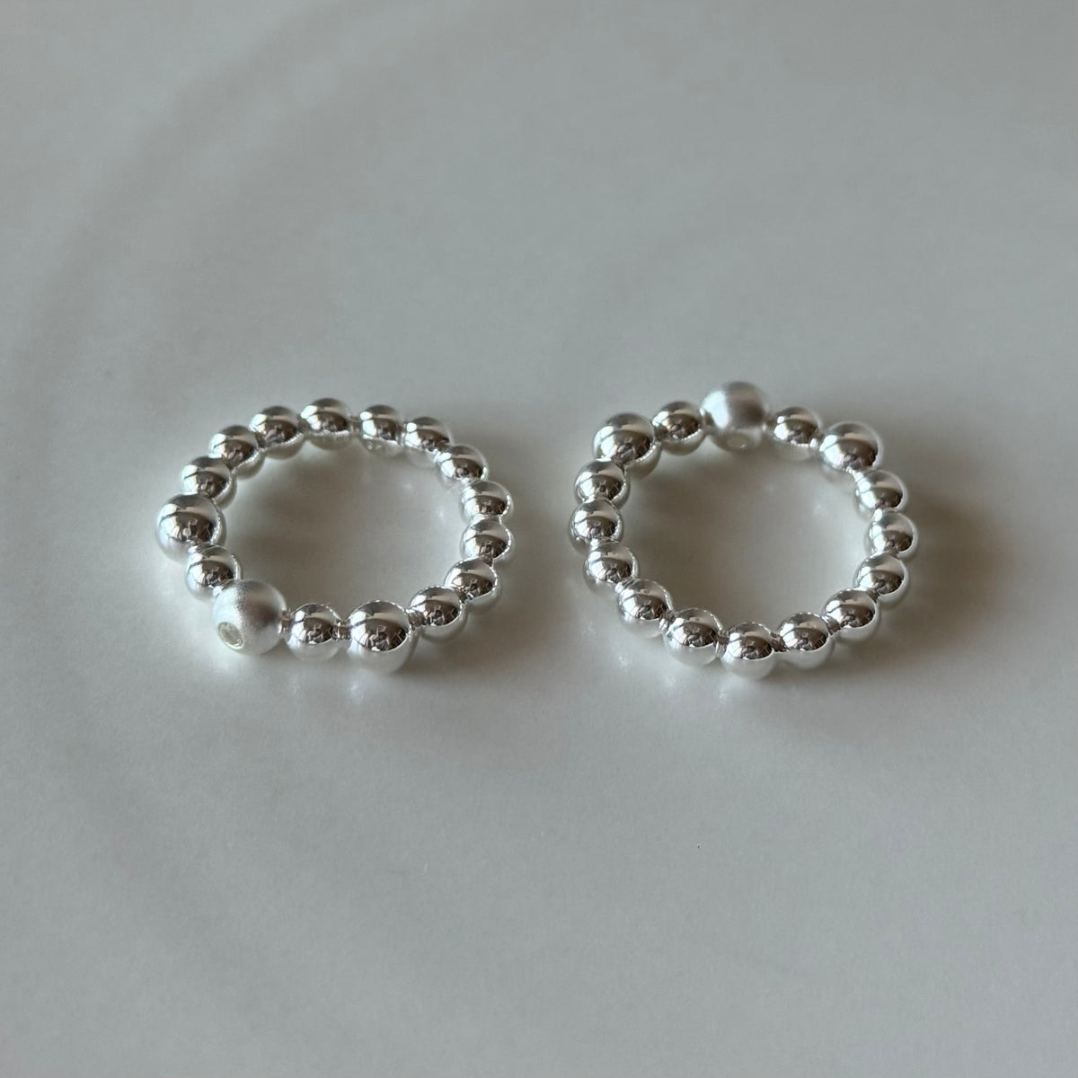 White topaz ring 16