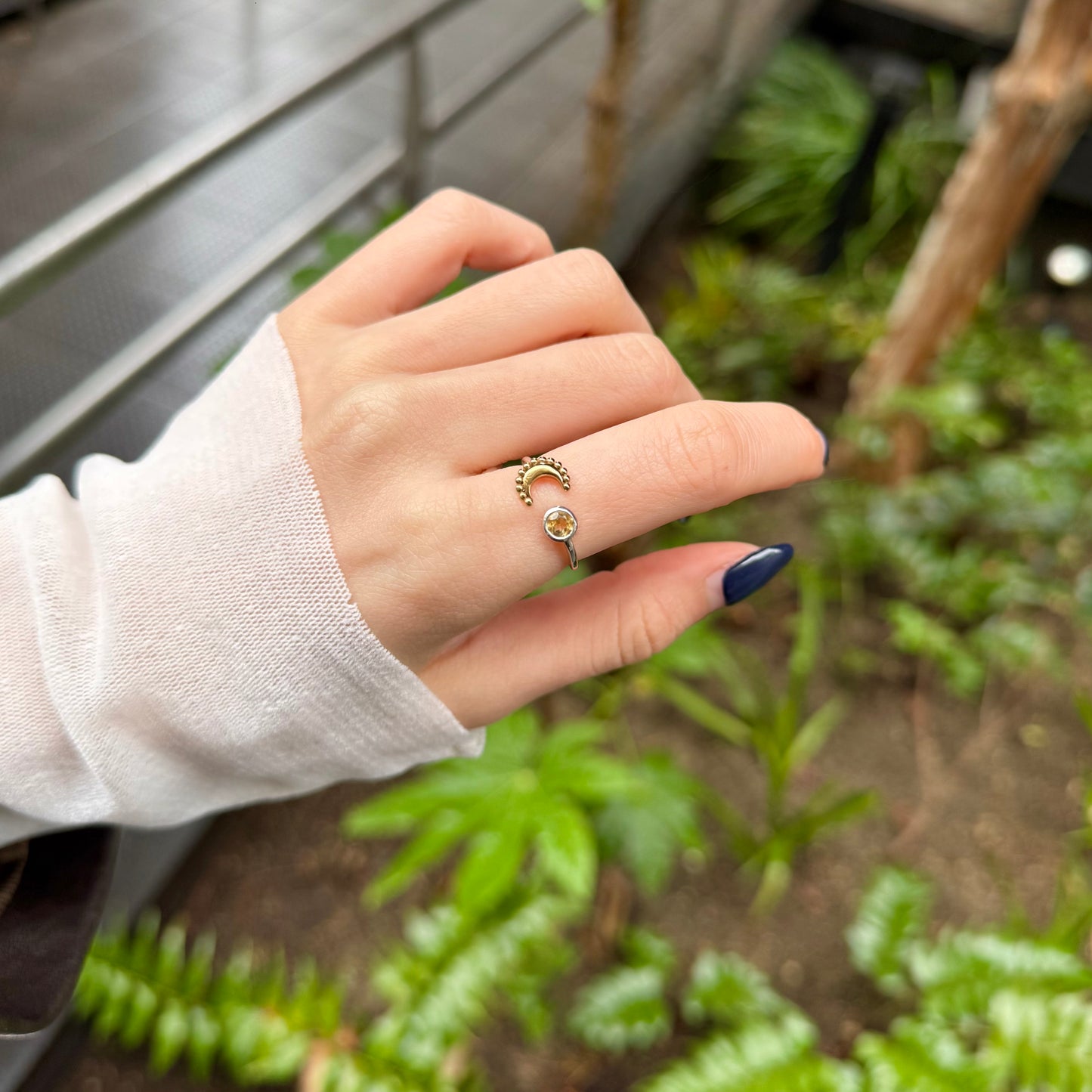 Moon design ring 7