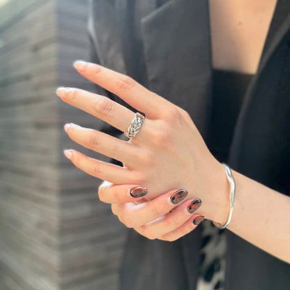 Silver925 plain ring 51