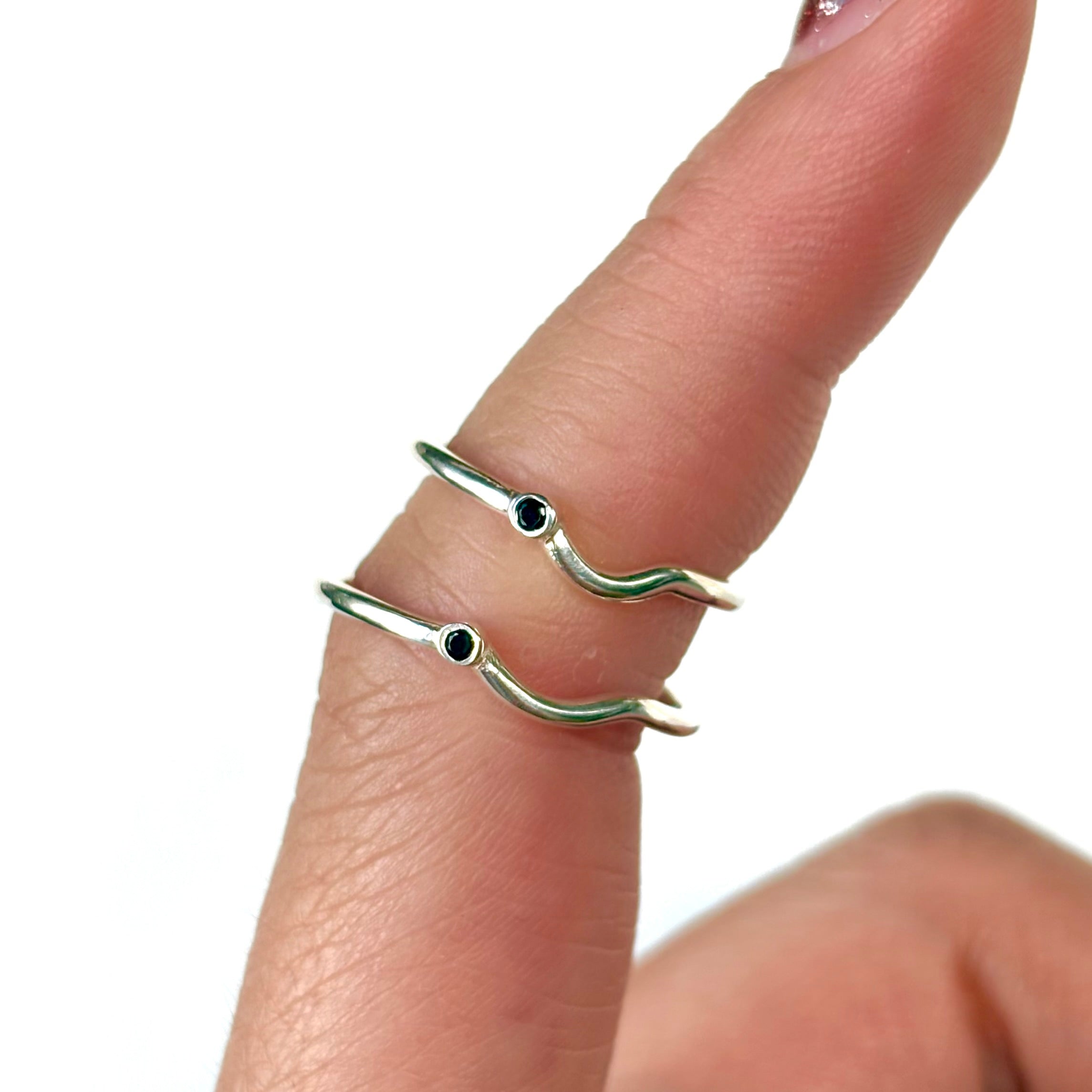 Silver925 wave ring 10 – Biju mam