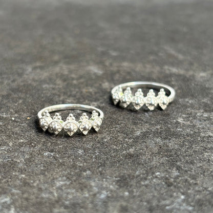 Silver925 plain ring 55