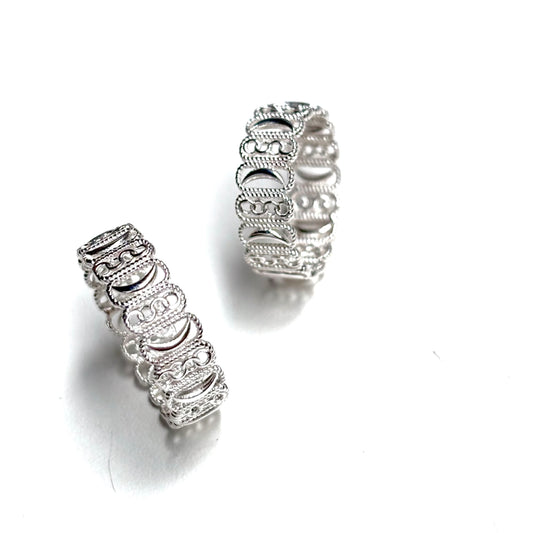 Moon plain ring 5