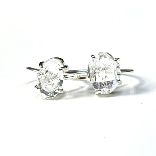 Herkimer diamond ring 4