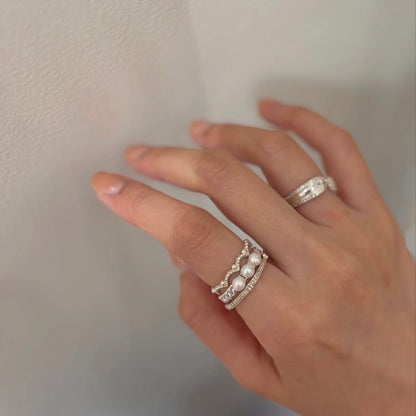 Pearl design ring 9