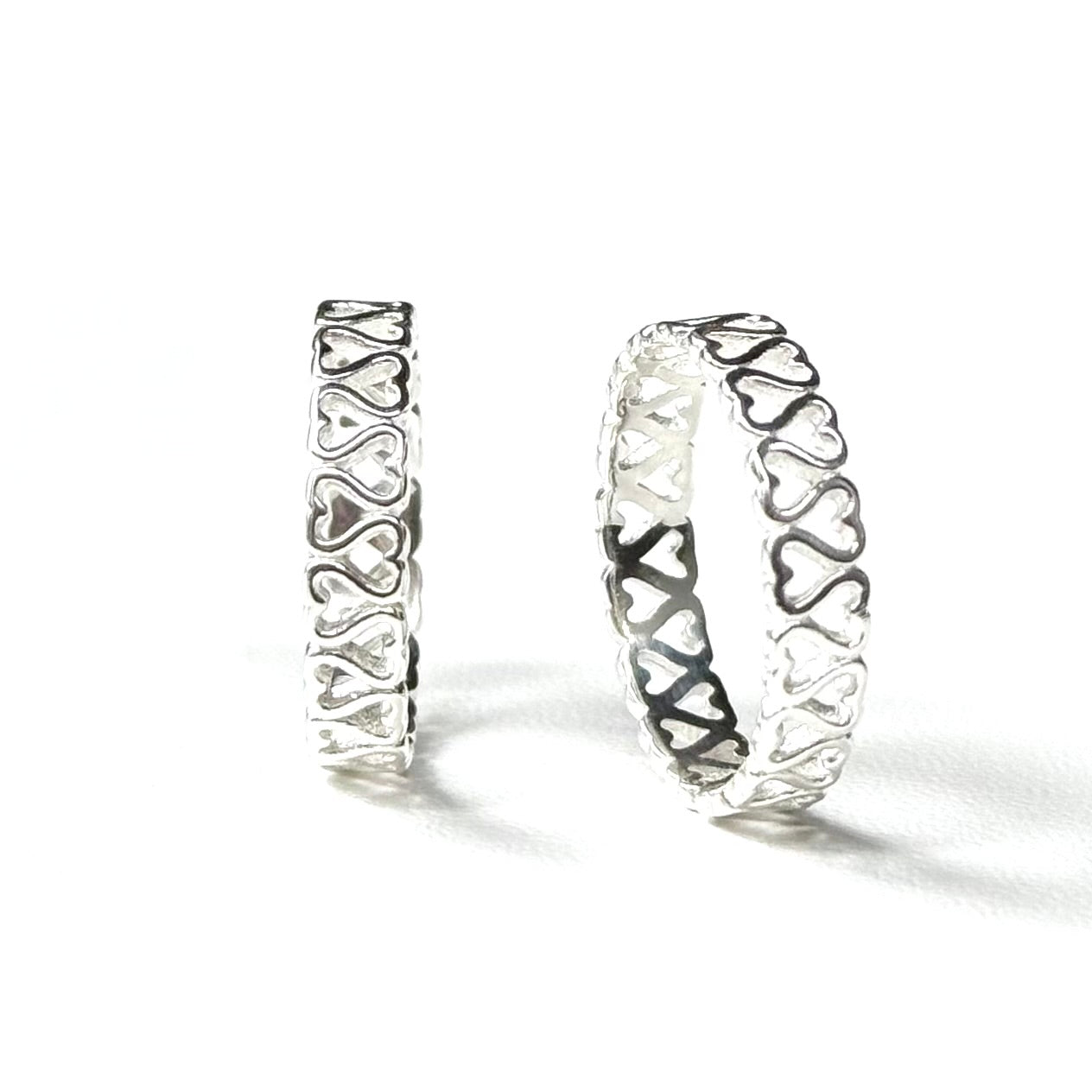 Heart plain ring 64