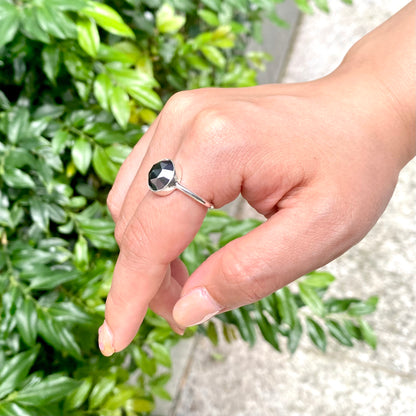 Silicon pyrite ring