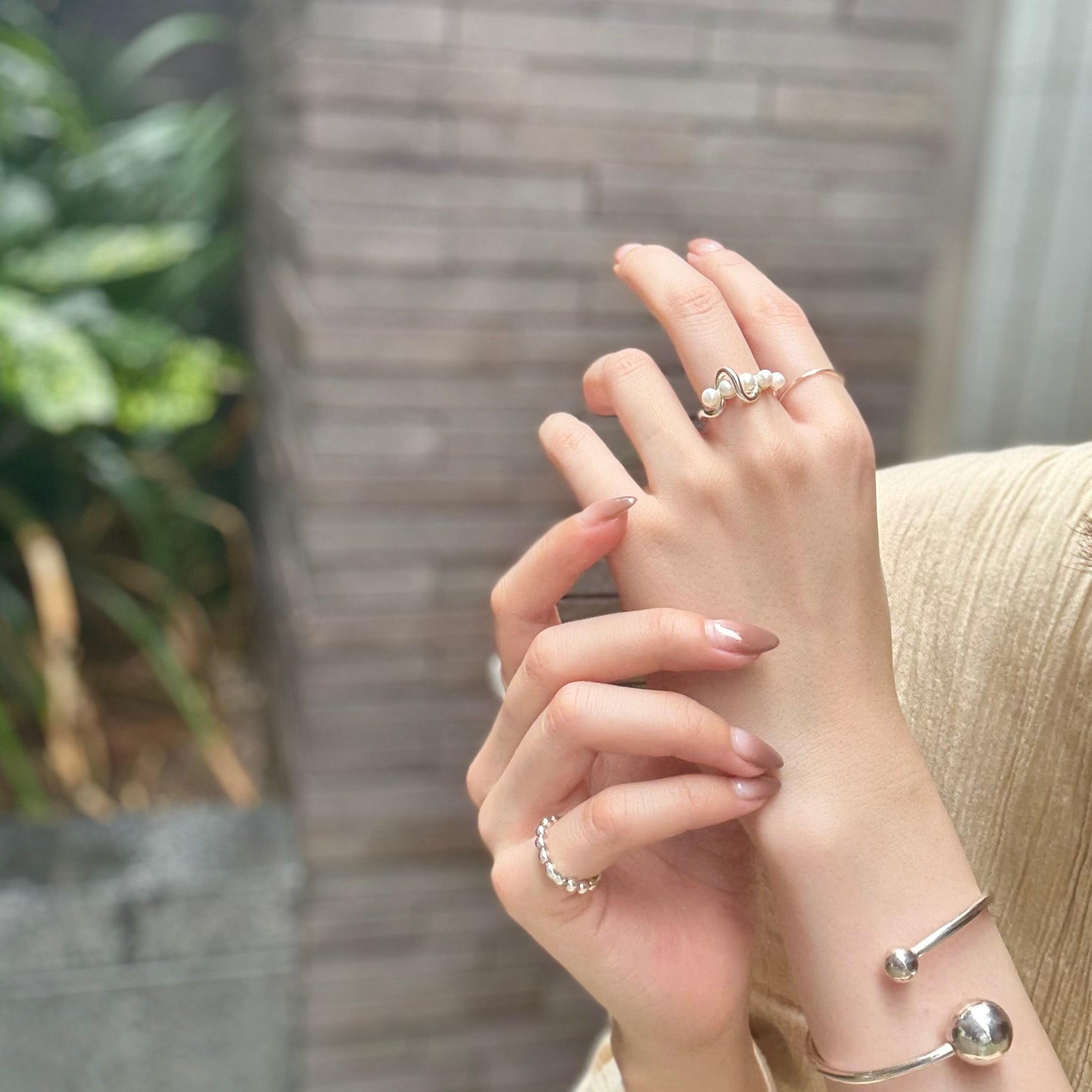 Pearl design ring 11 – Biju mam