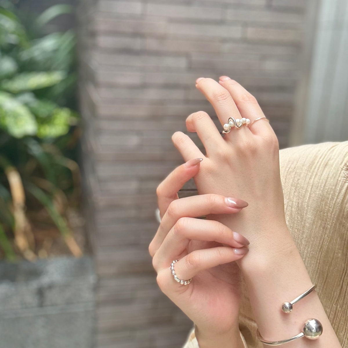 Pearl design ring 11