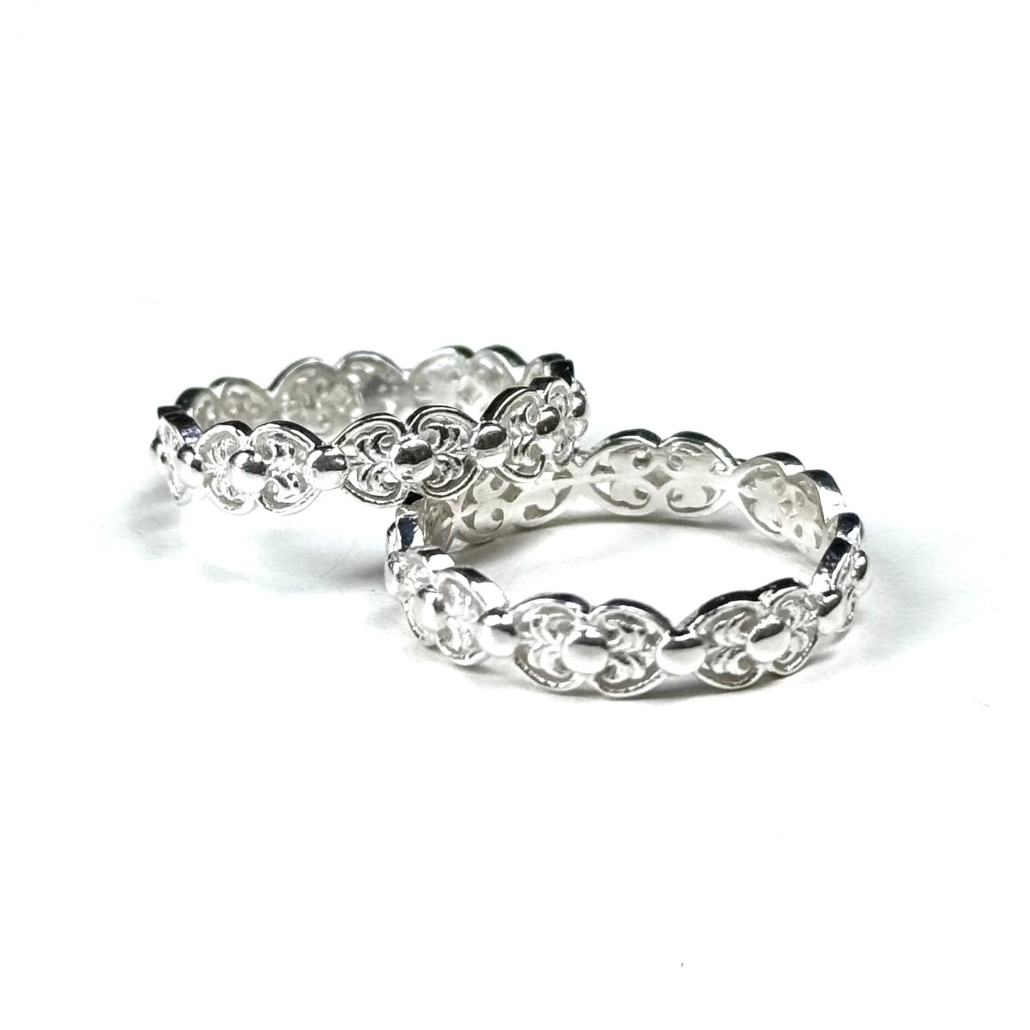 Silver925 plain ring 2