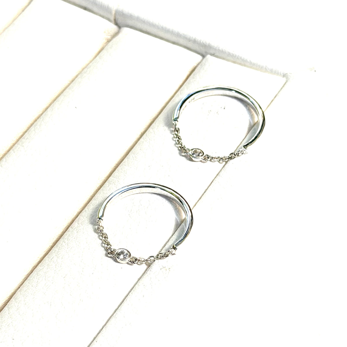 〈オンライン先行再入荷〉White topaz ring 2