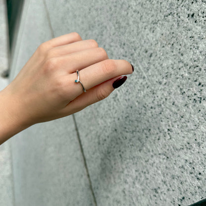 Silver925 V design  ring 5