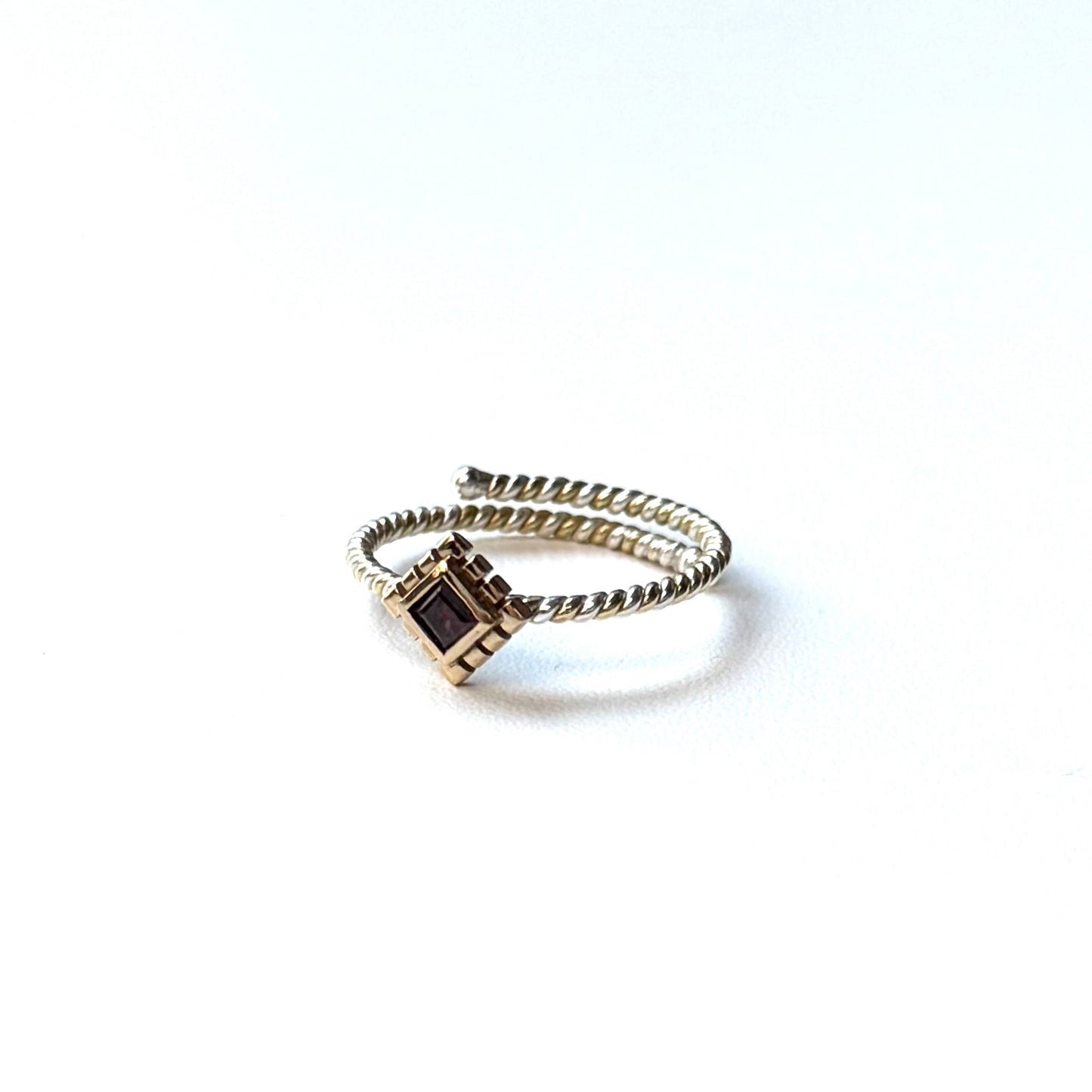 Silver925×Brass petit ring 5