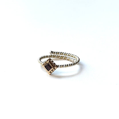 Silver925×Brass petit ring 5