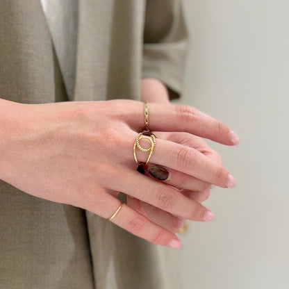 Brass plain ring 21