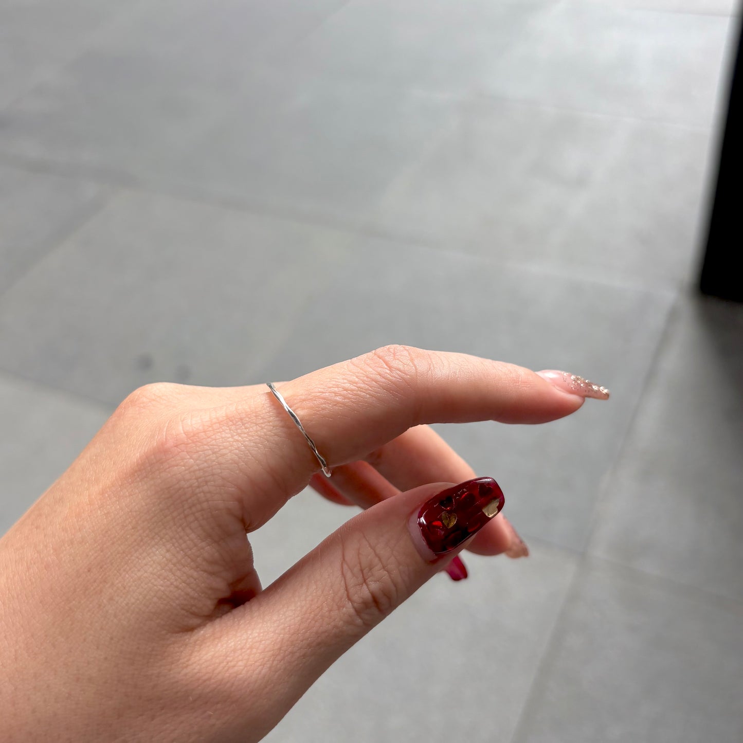 Silver925 plain ring 92