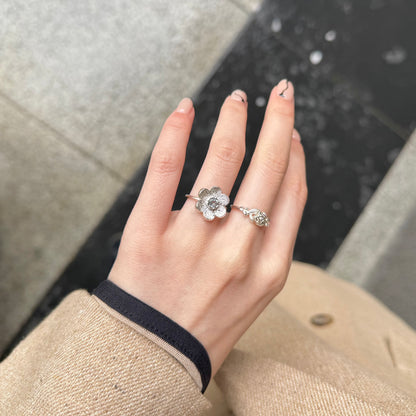 Flower design ring 7