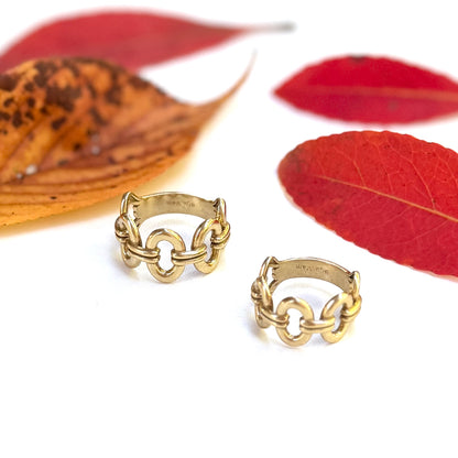 Brass plain ring 24