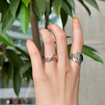Silver925 plain ring 116