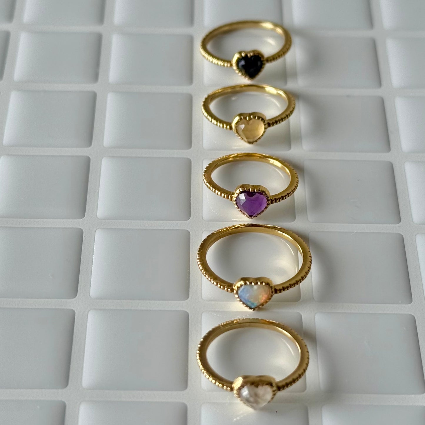 Brass Heart ring 1