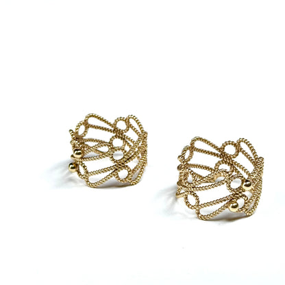 Brass plain ring 65