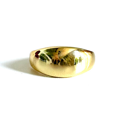 Brass plain ring 34