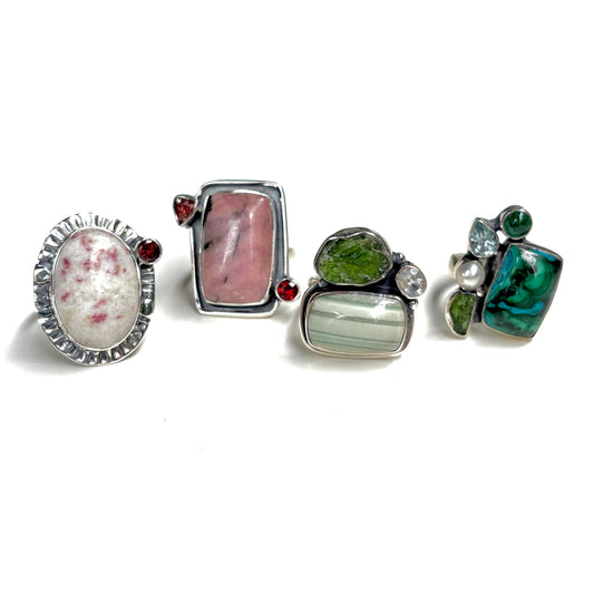 Big stone design ring