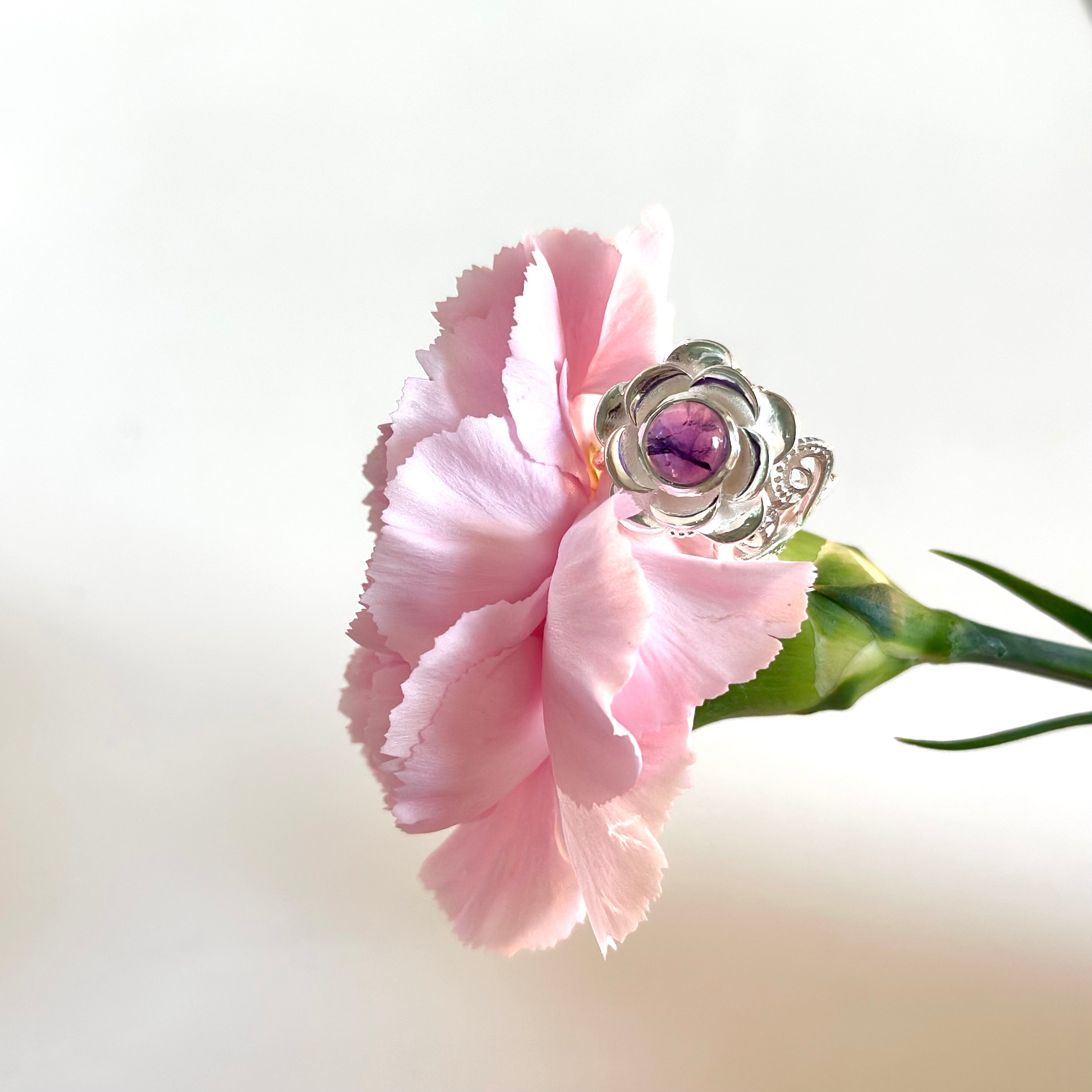 Flower design ring 6