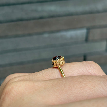 Brass petit ring 7