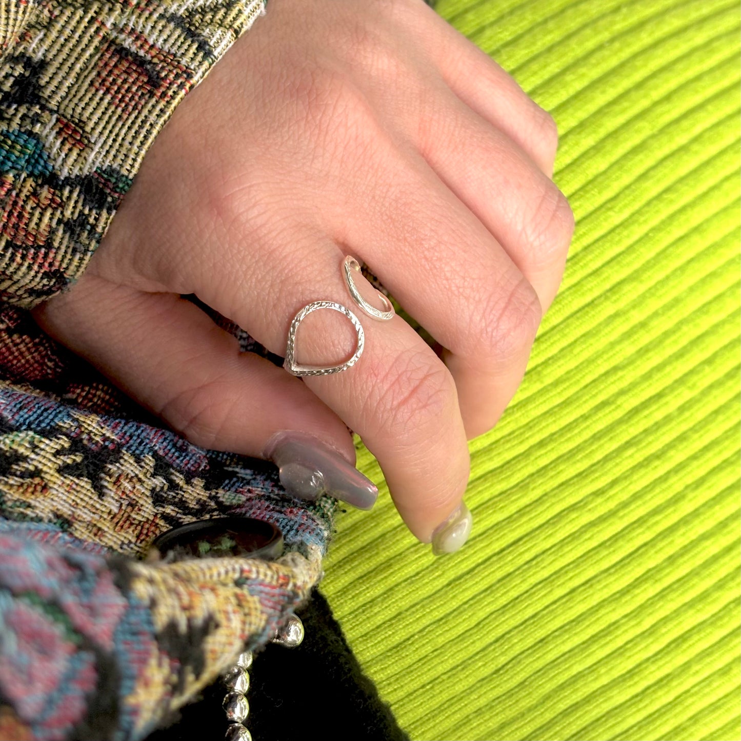 Silver925 plain ring 138
