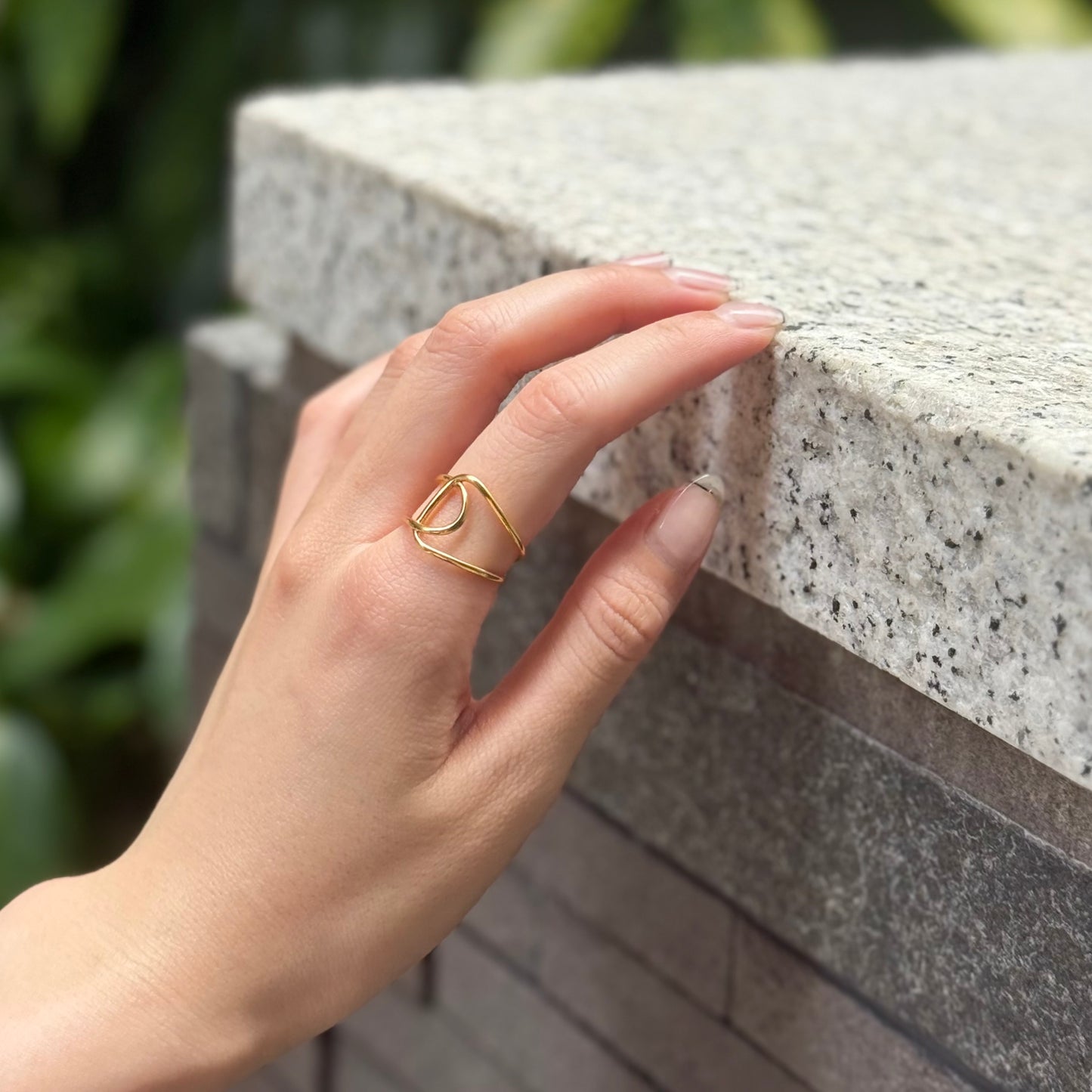 Brass plain ring 22