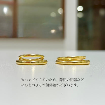 Brass plain ring 64