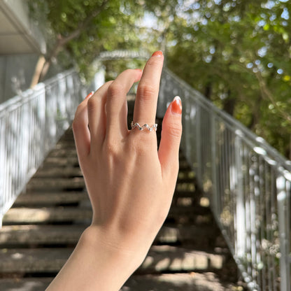 Silver925 plain ring 52