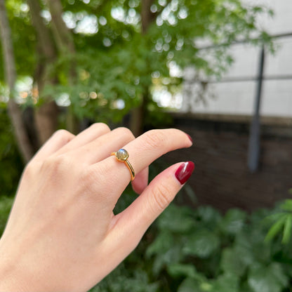Brass 1stone ring