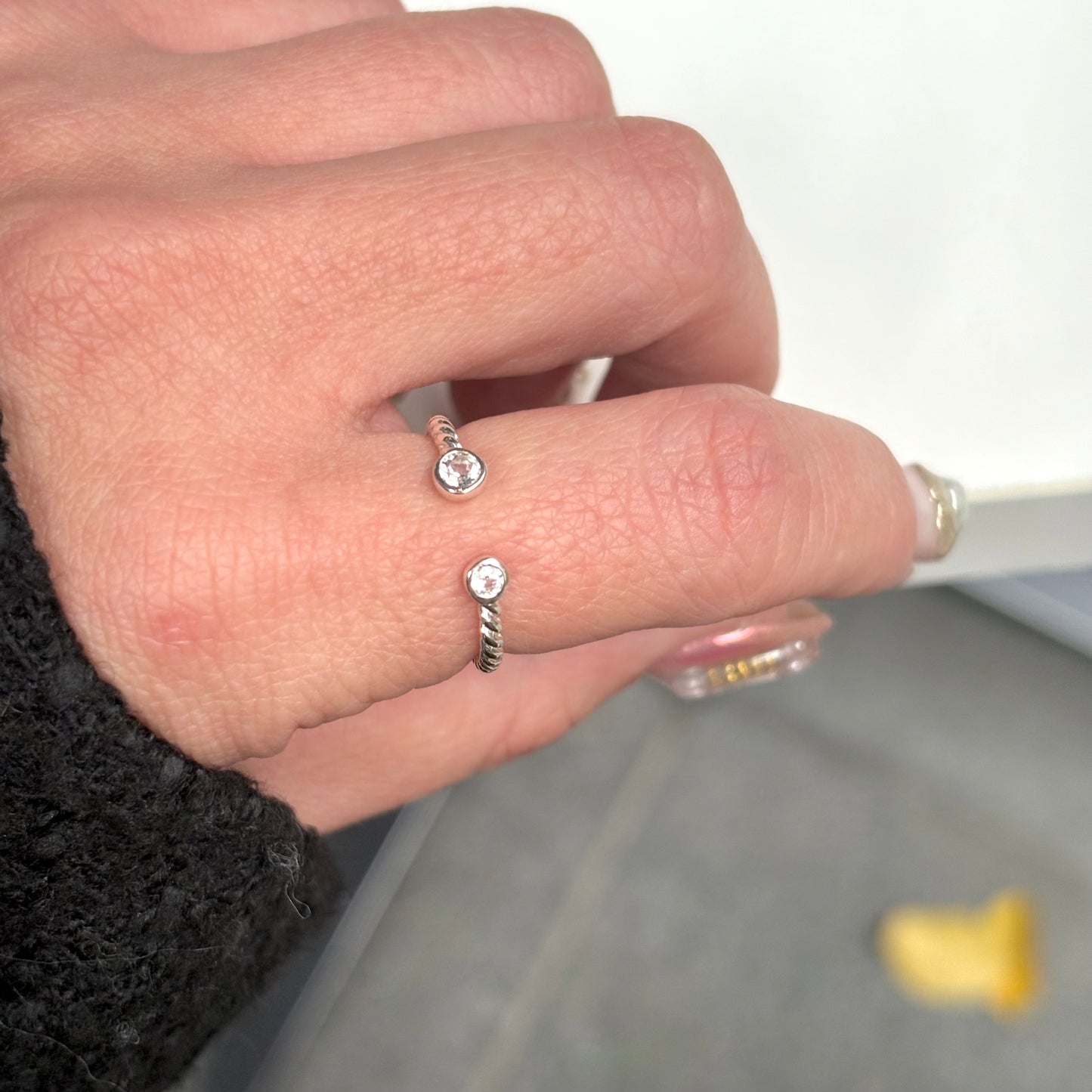 White topaz ring 2