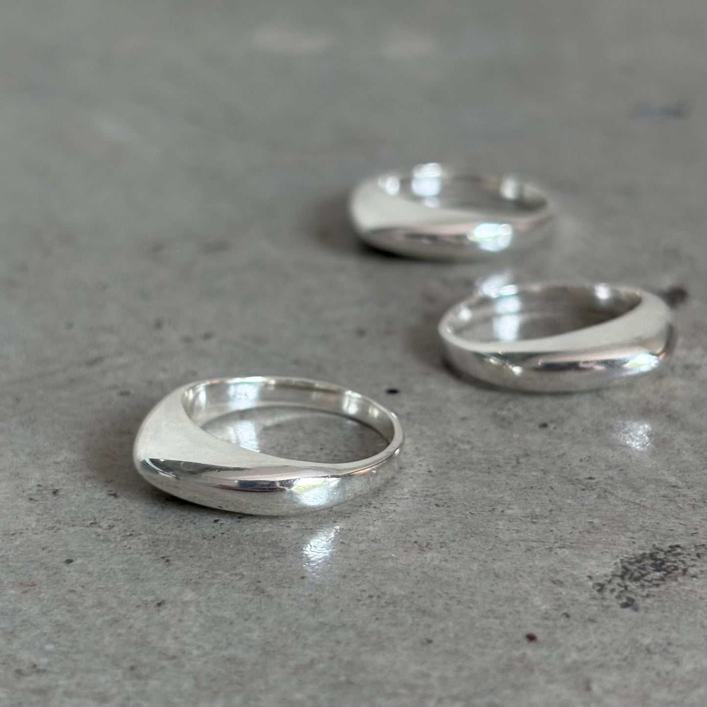 Silver925 plain ring 47