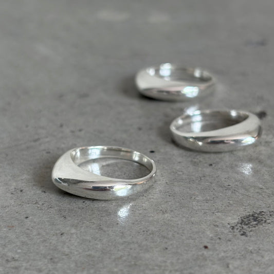 Silver925 plain ring 47