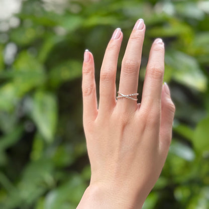 Silver925 stacking ring 2