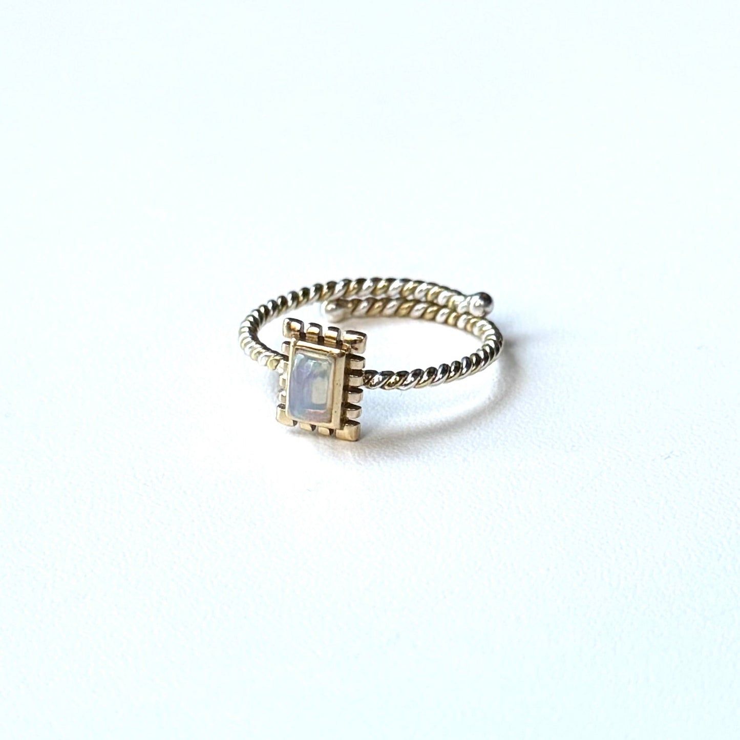 Silver925×Brass petit ring 6