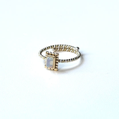 Silver925×Brass petit ring 6