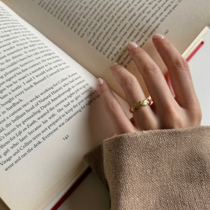 Brass plain ring 60