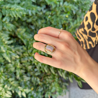 Silver925×Brass design ring 8