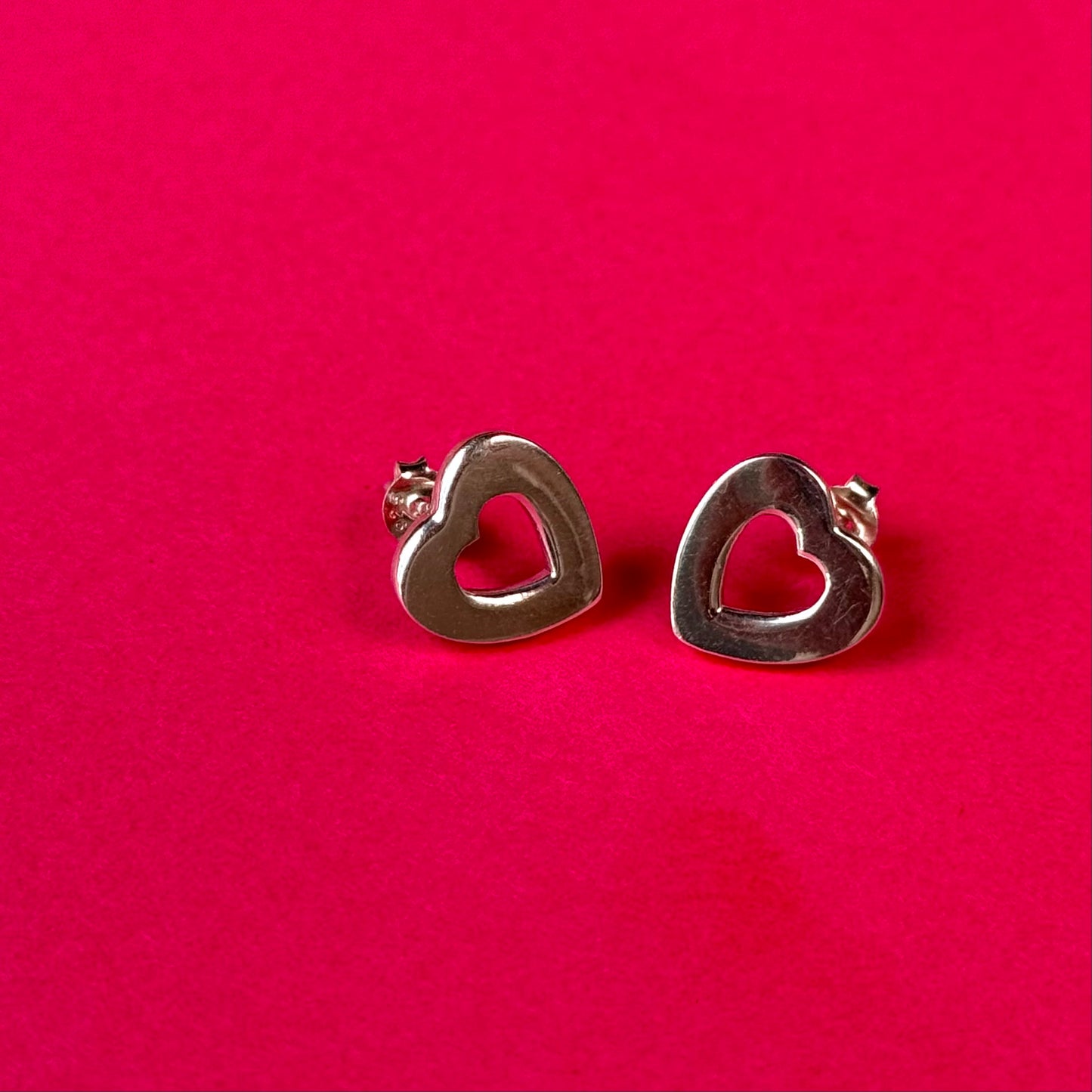 Silver925 plain pierce〈Heart〉