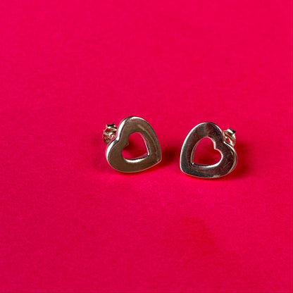 Silver925 plain pierce〈Heart〉