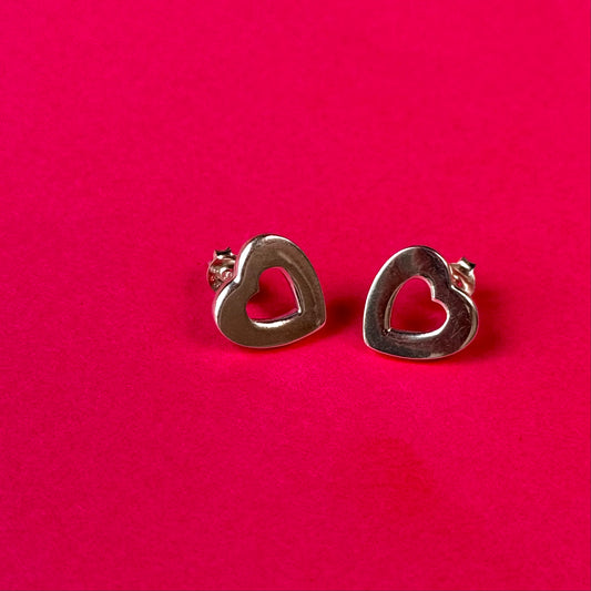 Silver925 plain pierce〈Heart〉